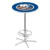 Holland Bar Stool Co. 42" Chrome New York Islanders Pub Table -Kitchen & Dining Furniture Sales Store Holland20Bar20Stool20Co L216NYIsln