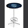 Holland Bar Stool Co 42" Chrome Seattle Kraken Pub Table with 36" dia. top -Kitchen & Dining Furniture Sales Store Holland20Bar20Stool20Co L216SeaKrk