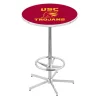 Holland Bar Stool Co. 42" Chrome USC Trojans Pub Table -Kitchen & Dining Furniture Sales Store Holland20Bar20Stool20Co L216SouCal