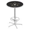Holland Bar Stool Co. 42" Chrome Vanderbilt Pub Table, 36" dia. Top -Kitchen & Dining Furniture Sales Store Holland20Bar20Stool20Co L216Vander