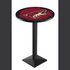 Holland Bar Stool Co. 36" Blk Wrinkle Arizona Coyotes Pub Table