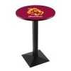 Holland Bar Stool Co. 42" Blk Wrinkle Arizona State Pub Table, Sparky Logo -Kitchen & Dining Furniture Sales Store Holland20Bar20Stool20Co L217ArizSt S