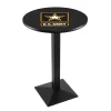 Holland Bar Stool Co. 36" Blk Wrinkle U.S. Army Pub Table, 36" dia. Top -Kitchen & Dining Furniture Sales Store Holland20Bar20Stool20Co L217Army