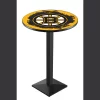 Holland Bar Stool Co. 36" Blk Wrinkle Boston Bruins Pub Table, 36" dia. Top -Kitchen & Dining Furniture Sales Store Holland20Bar20Stool20Co L217BosBru