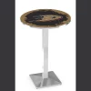 Holland Bar Stool Co. 42" Chrome Anaheim Ducks Pub Table -Kitchen & Dining Furniture Sales Store Holland20Bar20Stool20Co L217CHAnaDks