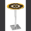 Holland Bar Stool Co. 36" Chrome Boston Bruins Pub Table, 36" dia. Top