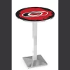 Holland Bar Stool Co. 36" Chrome Carolina Hurricanes Pub Table -Kitchen & Dining Furniture Sales Store Holland20Bar20Stool20Co L217CHCarHur