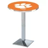 Holland Bar Stool Co. 36" Chrome Clemson Pub Table, 36" dia. Top -Kitchen & Dining Furniture Sales Store Holland20Bar20Stool20Co L217CHClmson