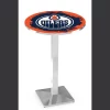 Holland Bar Stool Co. 42" Chrome Edmonton Oilers Pub Table -Kitchen & Dining Furniture Sales Store Holland20Bar20Stool20Co L217CHEdmOil