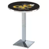 Holland Bar Stool Co. 36" Chrome Georgia Tech Pub Table -Kitchen & Dining Furniture Sales Store Holland20Bar20Stool20Co L217CHGATech
