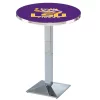 Holland Bar Stool Co. 42" Chrome Louisiana State Pub Table -Kitchen & Dining Furniture Sales Store Holland20Bar20Stool20Co L217CHLaStUn 1