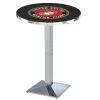 Holland Bar Stool Co. 42" Chrome U.S. Marines Pub Table, 36" dia. Top -Kitchen & Dining Furniture Sales Store Holland20Bar20Stool20Co L217CHMarine 1