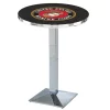 Holland Bar Stool Co. 36" Chrome U.S. Marines Pub Table -Kitchen & Dining Furniture Sales Store Holland20Bar20Stool20Co L217CHMarine