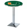 Holland Bar Stool Co. 42" Chrome Miami (FL) Pub Table, 36" dia. Top -Kitchen & Dining Furniture Sales Store Holland20Bar20Stool20Co L217CHMia FL