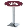 Holland Bar Stool Co. 42" Chrome Montana Pub Table, 36" dia. Top -Kitchen & Dining Furniture Sales Store Holland20Bar20Stool20Co L217CHMontUn