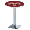 Holland Bar Stool Co. 42" Chrome Mississippi State Pub Table, 36" dia. Top -Kitchen & Dining Furniture Sales Store Holland20Bar20Stool20Co L217CHMssStU 1