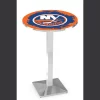 Holland Bar Stool Co. 36" Chrome New York Islanders Pub Table -Kitchen & Dining Furniture Sales Store Holland20Bar20Stool20Co L217CHNYIsln 2