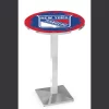 Holland Bar Stool Co. 42" Chrome New York Rangers Pub Table, 36" dia. Top -Kitchen & Dining Furniture Sales Store Holland20Bar20Stool20Co L217CHNYRang