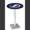 Holland Bar Stool Co. 36" Chrome Tampa Bay Lightning Pub Table -Kitchen & Dining Furniture Sales Store Holland20Bar20Stool20Co L217CHTBLght