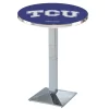 Holland Bar Stool Co. 42" Chrome TCU Pub Table -Kitchen & Dining Furniture Sales Store Holland20Bar20Stool20Co L217CHTexChr 1