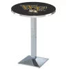 Holland Bar Stool Co. 36" Chrome Wake Forest Pub Table, 36" dia. Top -Kitchen & Dining Furniture Sales Store Holland20Bar20Stool20Co L217CHWakeFr 1