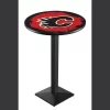 Holland Bar Stool Co. 42" Blk Wrinkle Calgary Flames Pub Table -Kitchen & Dining Furniture Sales Store Holland20Bar20Stool20Co L217CalFla 2