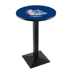 Holland Bar Stool Co. 36" Blk Wrinkle Gonzaga Pub Table, 36" dia. Top