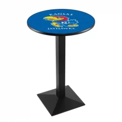 Holland Bar Stool Co. 36" Blk Wrinkle Kansas Pub Table