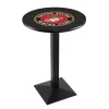 Holland Bar Stool Co. 42" Blk Wrinkle U.S. Marines Pub Table, 36" dia. Top -Kitchen & Dining Furniture Sales Store Holland20Bar20Stool20Co L217Marine