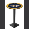 Holland Bar Stool Co. 36" Blk Wrinkle Nashville Predators Pub Table -Kitchen & Dining Furniture Sales Store Holland20Bar20Stool20Co L217NshPre
