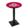Holland Bar Stool Co. 36" Blk Wrinkle Ohio State Pub Table, 36" dia. Top -Kitchen & Dining Furniture Sales Store Holland20Bar20Stool20Co L217OhioSt