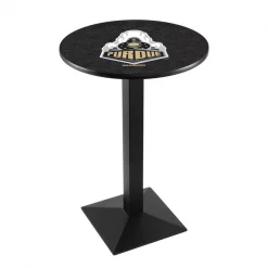 Holland Bar Stool Co. 36" Blk Wrinkle Purdue Pub Table