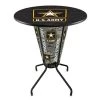 Holland Bar Stool Co. Lighted 42" Black Army Pub Table -Kitchen & Dining Furniture Sales Store Holland20Bar20Stool20Co L218BArmyRArmy