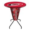 Holland Bar Stool Co. Lighted 42" Black Carolina Hurricanes Pub Table