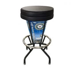 Holland Bar Stool Co. Lighted U.S. Navy 30" Swivel Bar Stool