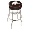 Holland Bar Stool Co. 25" 4" Arkansas Cushion Seat, Double-Ring Chrome Swivel Bar Stool -Kitchen & Dining Furniture Sales Store Holland20Bar20Stool20Co L7C1ArknUn