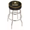 Holland Bar Stool Co. 30" U.S. Army Cushion Seat, 2-Ring Chrome Swivel Bar Stool -Kitchen & Dining Furniture Sales Store Holland20Bar20Stool20Co L7C1Army