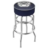 Holland Bar Stool Co. 25" 4" Butler Cushion Seat, Double-Ring Chrome Swivel Bar Stool -Kitchen & Dining Furniture Sales Store Holland20Bar20Stool20Co L7C1Butler