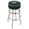Holland Bar Stool Co. 30" Dallas Stars Cushion Seat, 2-Ring Chrome Swivel Bar Stool