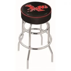 Holland Bar Stool Co. 30" Eastern Washington Cushion Seat, 2-Ring Chrome Swivel Bar Stool