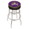 Holland Bar Stool Co. 25" East Carolina Cushion Seat, 2-Ring Chrome Swivel Bar Stool