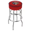Holland Bar Stool Co. 25" Florida Panthers Cushion Seat, 2-Ring Chrome Swivel Bar Stool -Kitchen & Dining Furniture Sales Store Holland20Bar20Stool20Co L7C1FlaPan