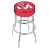 Holland Bar Stool Co. 25" Fresno State Cushion Seat, 2-Ring Chrome Swivel Bar Stool -Kitchen & Dining Furniture Sales Store Holland20Bar20Stool20Co L7C1FresSt