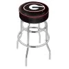 Holland Bar Stool Co. 25" Georgia "G" Cushion Seat, 2-Ring Chrome Swivel Bar Stool -Kitchen & Dining Furniture Sales Store Holland20Bar20Stool20Co L7C1GA G 1