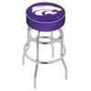 Holland Bar Stool Co. 25" Kansas State Cushion Seat, 2-Ring Chrome Swivel Bar Stool -Kitchen & Dining Furniture Sales Store Holland20Bar20Stool20Co L7C1KnsasS