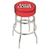 Holland Bar Stool Co. 30" Louisiana-Lafayette Cushion Seat, 2-Ring Chrome Swivel Bar Stool -Kitchen & Dining Furniture Sales Store Holland20Bar20Stool20Co L7C1LA Laf