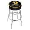 Holland Bar Stool Co. 30" Missouri Western State Cushion Seat, 2-Ring Chrome Swivel Bar Stool