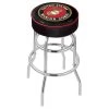 Holland Bar Stool Co. 25" U.S. Marines Cushion Seat, 2-Ring Chrome Swivel Bar Stool -Kitchen & Dining Furniture Sales Store Holland20Bar20Stool20Co L7C1Marine 1