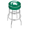Holland Bar Stool Co. 30" Michigan State Cushion Seat, 2-Ring Chrome Swivel Bar Stool -Kitchen & Dining Furniture Sales Store Holland20Bar20Stool20Co L7C1MichSt