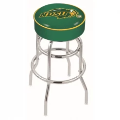 Holland Bar Stool Co. 30" North Dakota State Cushion Seat, 2-Ring Chrome Swivel Bar Stool